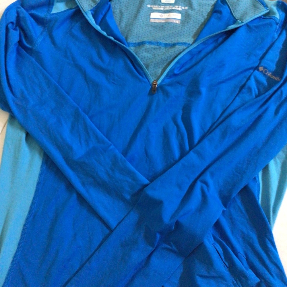 Columbia cute half zip up women’s large